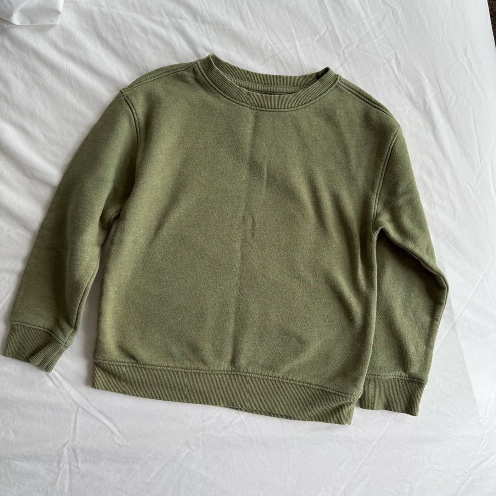 Cat & Jack Kids’ Crewneck Sweater in Olive